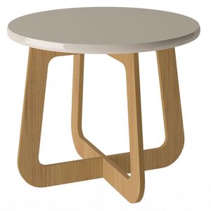 Mesa centro Jasmín roble/blanco Bertolini