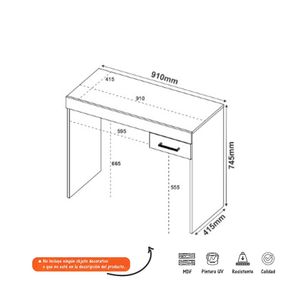 Escritorio Cooler blanco Bertolini