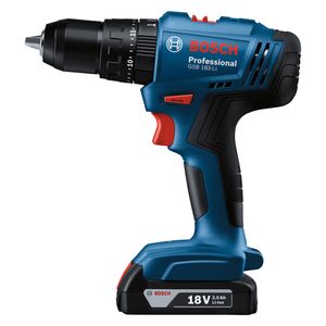 Taladro percutor inalámbrico 13 mm 18V GSB 183-Li + batería 2.0 Ah + cargador Bosch