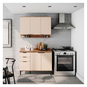Mueble de cocina superior 120 cm freijo/beige Bertolini