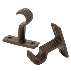 Soporte muro - techo 3/4" café Decorarco