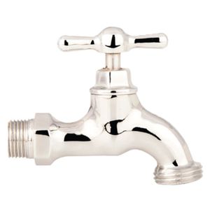 Llave manguera Pesada latón cromo Gerfor