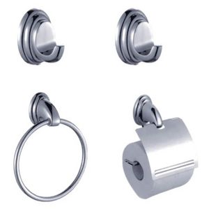 Juego Accesorios de Baño Metal 4 Piezas Congo