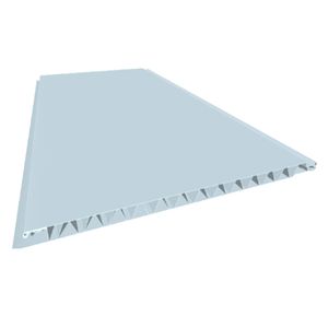 Cielo raso gris claro 250x10mm 3mt Uniperfiles
