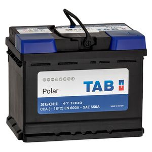 Batería polar 110Ah 600 CCA derecho