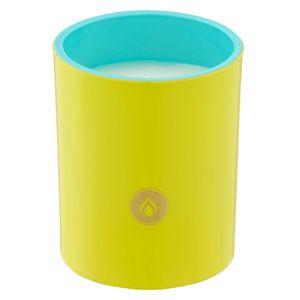 Vela vaso limoncillo verde 9x8 cm 196 g Iluminata