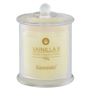 Vela vaso vainilla beige 12x9 cm 330 g Iluminata