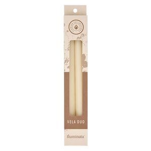 Vela beige 24x1.6 cm 120 g Iluminata