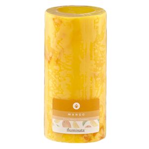 Vela pilar mango amarillo 16x8 cm 625 g Iluminata