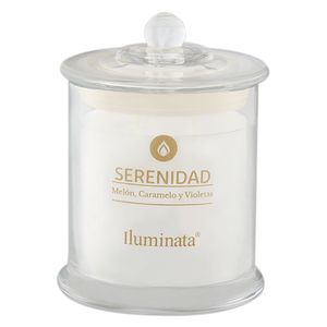 Vela vaso serenidad blanco 12x9 cm 330 g Iluminata