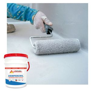 Impermeabilizante elástico Asimpercryl 5 gal gris AsPinturas