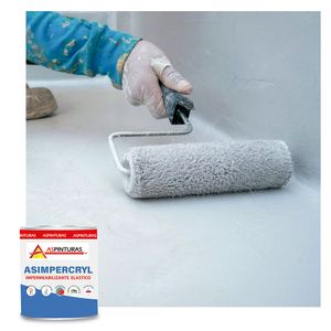 Impermeabilizante elástico Asimpercryl 1/4 gal gris AsPinturas