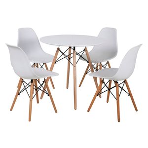 Comedor + 4 sillas Atrilsb III blanco M+Design