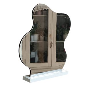 Espejo decorativo irregular 22.5x5x27cm blanco Marres