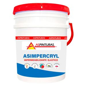 Impermeabilizante Asimpercryl x5gal blanco AsPinturas