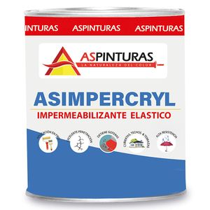 Impermeabilizante Asimpercryl cuarto azul AsPinturas