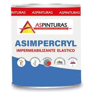 Impermeabilizante Asimpercryl x1gal rojo colonial AsPinturas