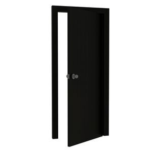 Puerta batiente melamina 85x220cm wengue Moduofi