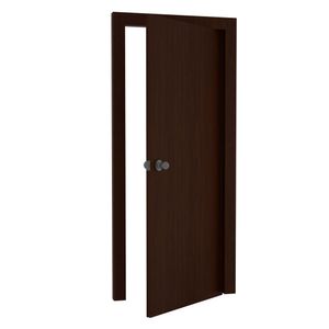 Puerta batiente melamina 75x220cm cedro Moduofi