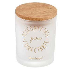 Vela vaso serenidad blanco 10x7 cm 179 g Iluminata