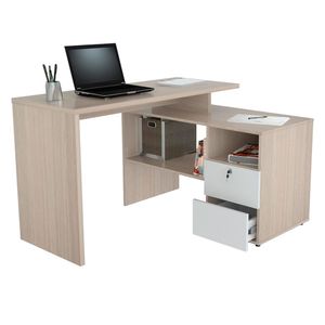 Escritorio ET5315 74x120x100cm arena/polar Inval