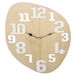 Reloj de pared Asimétrico beige 30x33.5cm Marres