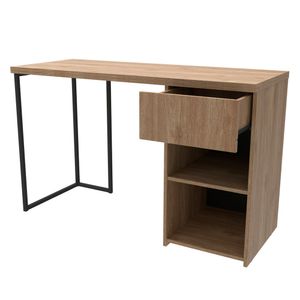 Escritorio Bond 75x120x48cm palermo/negro Moduofi