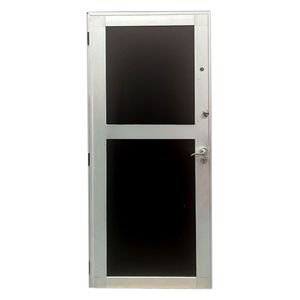 Puerta de seguridad Granada 90x210cm gris Gaviota