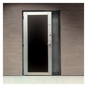 Puerta de seguridad Granada 90x210cm gris Gaviota