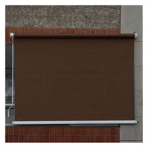 Toldo vertical 250x300cm marrón lona Gaviota