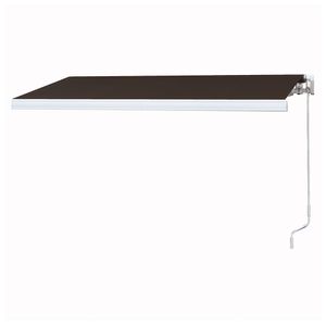 Toldo articulado 300x450cm marrón lona Gaviota