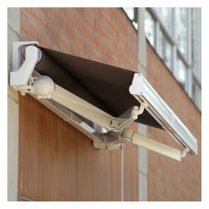 Toldo articulado 300x450cm marrón lona Gaviota