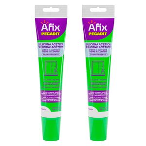 Pack siliciona Vidrio/Aluminio transparente x85ml