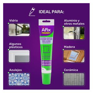 Pack siliciona Vidrio/Aluminio transparente x85ml