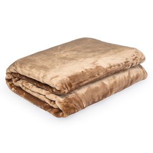 Cobija flannel viajera sencillo gris Fenissa
