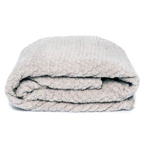 Cobija flannel viajera sencillo azul Fenissa