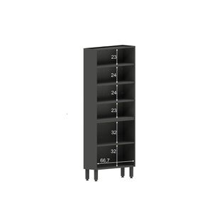 Despensa cocina 6 puertas 191.2x80x28.3cm gris Bertolini