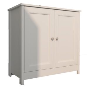 Gabinete 2 puertas 76x80.1x35cm blanco Bertolini