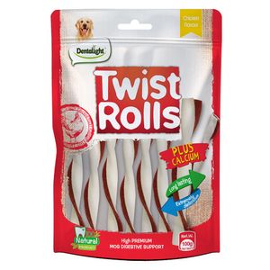 Snack para perro Twist rolls todas las etapas pollo x100g Dentaligth