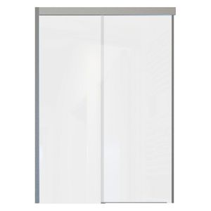 División baño corrediza cromo 195x140x6cm Stretto