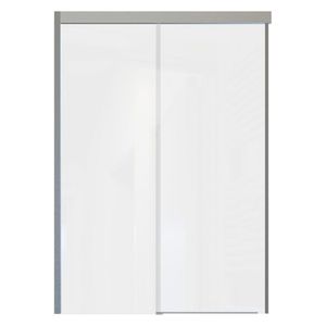 División baño corrediza cromo 195x150x6cm Stretto
