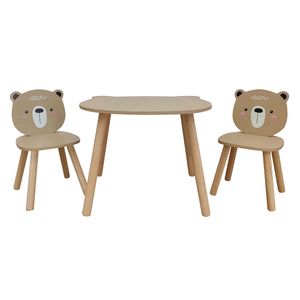 Mesa + 2 sillas infantiles Oso M+Design