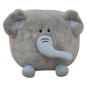 Pouf Elefante gris 30x40x40 cm M+Design