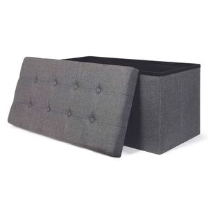 Pouf 38x76x38 cm gris M+Design