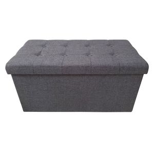 Pouf 38x76x38 cm gris M+Design