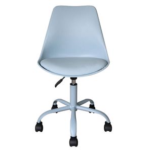Silla PC Trend dopamine 81-91x48x55 cm celeste M+Design