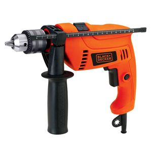 Taladro percutor 1/2" HD555K-B3 550W caja plástica Black&Decker
