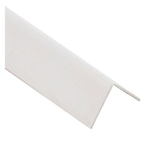Perfil esquinero PVC blanco 230x3x3cm Mastder