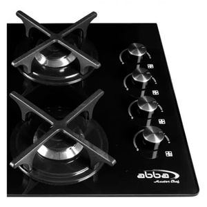 Estufa de Empotrar Abba Master Chef CG 401 V4CN N Gas 4 Puestos Negro