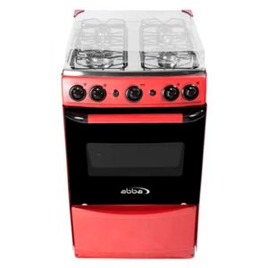 Estufa de Piso Abba con horno gratinador AB 201-6N GT R Gas Natural Rojo